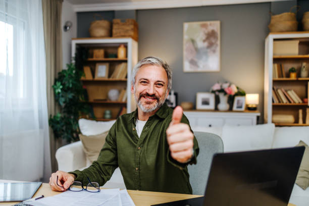 istock Senior businessman in his office 2201141731
