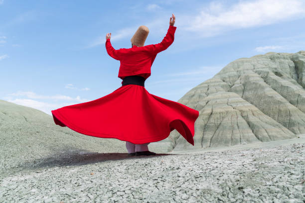 istock sufi whirling (Turkish: Semazen) is a form of Sama or physically active meditation which originated among Sufis. 2201144921