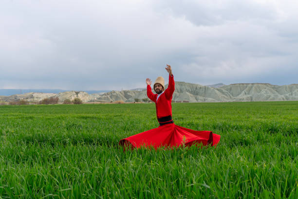 istock sufi whirling (Turkish: Semazen) is a form of Sama or physically active meditation which originated among Sufis. 2201145008