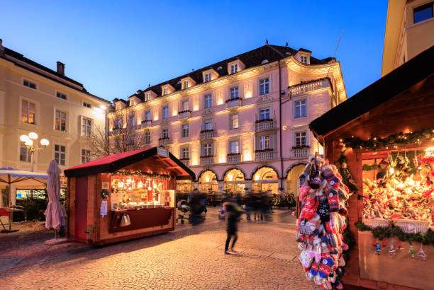 istock Bolzano, Christmas market decorations 2201152821