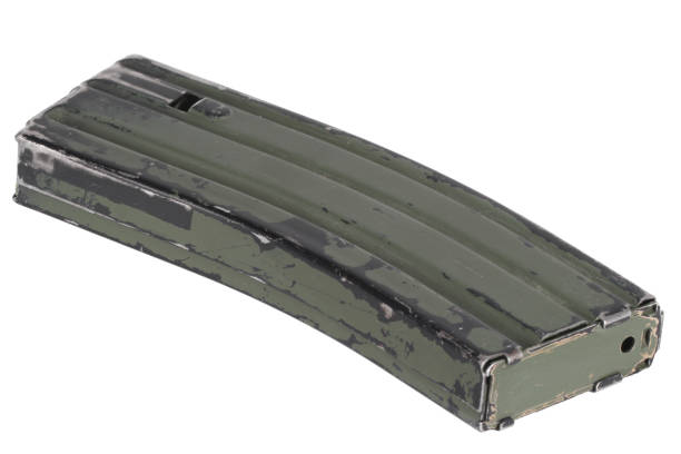 istock ammunition magazine for assault rifle M16 or M4 2201153462