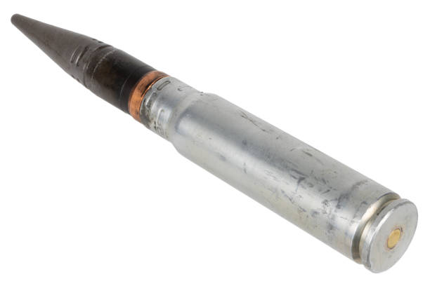 airborne cannon shells in a row