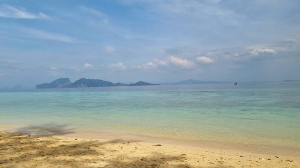 istock Sand beach in island of Thailand 2201162780