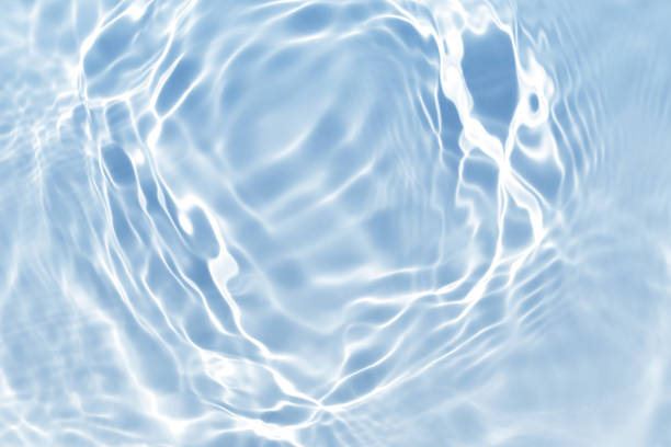 abstract blue color water wave. natural swirl pattern texture. background photography.
