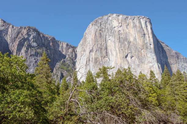 The mountains of Yosemite rise up and declare their beauty and majesty. Many come to visit Yosemite National Park and view the beautiful landscape.