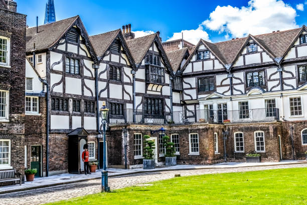 Medieval building in Lincoln, UK