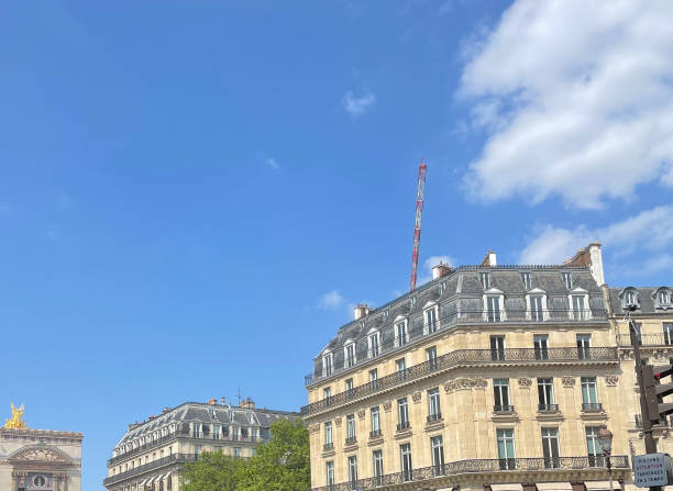 istock Buildings in Paris, France - nice architecture 2201189875