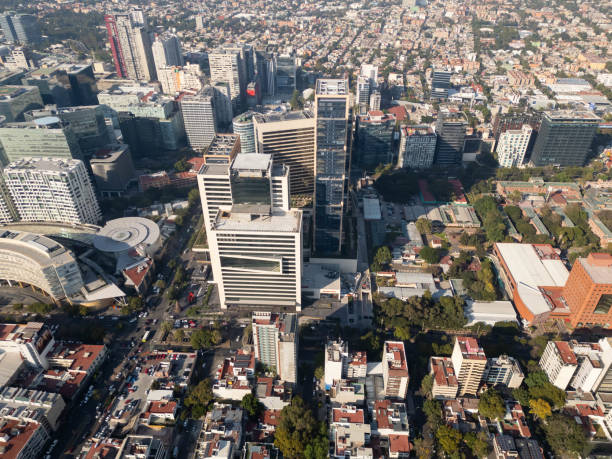 istock Drone photos of Polanco in CDMX on a sunny day 2201190971