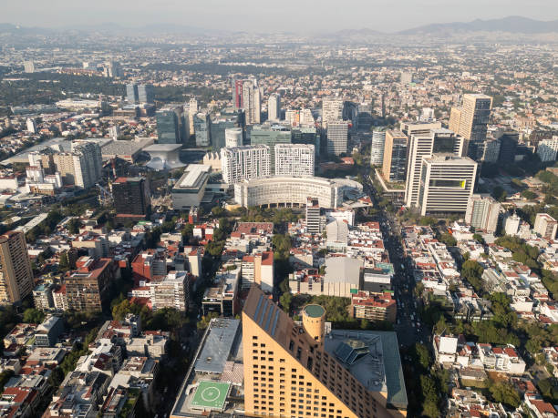 istock Drone photos of Polanco in CDMX on a sunny day 2201191082