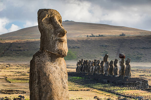 istock Moai statues of Ahu Tongariki 2201207970