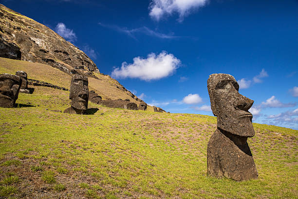 istock Ranu Raraku moai statues 2201208152