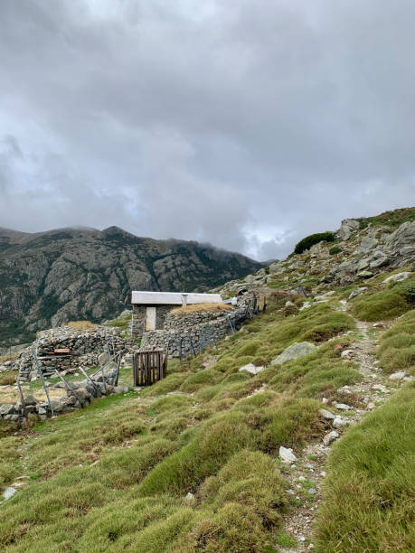 istock Hiking trail in Monte Rotondo massif in Corsica 2201218917