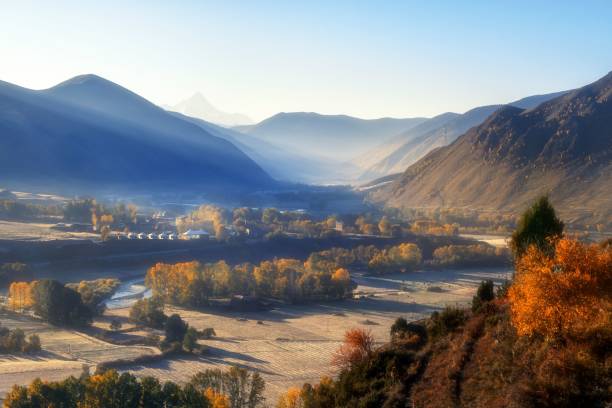 istock Serene Mountain Valley in Autumn 2201222403