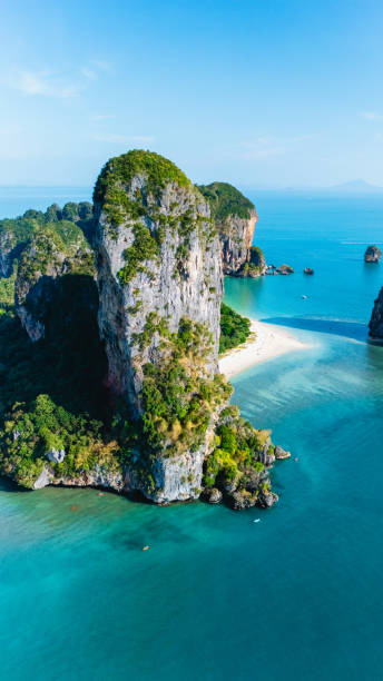 istock Mesmerizing cliffs and tranquil waters of Railay Beach invite adventure seekers in Krabi Thailand 2201226963