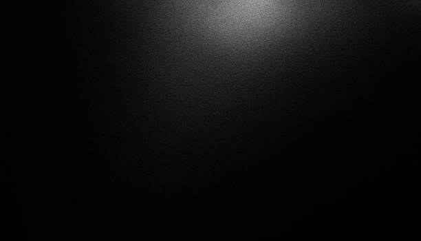 istock Grainy gradient black and white abstract dark retro monochrome background with noise texture 2201232732