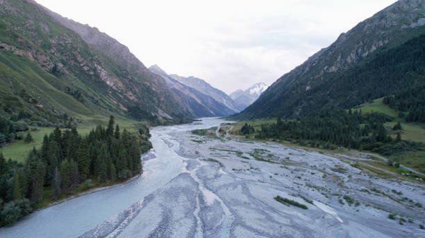 istock River flowing through a valley in the tian shan mountains 2201234022