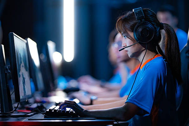 istock Young Asian Female in Esports 2201247526