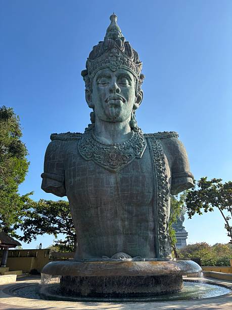 istock Ancient Broken Statue at GWK Cultural Park, Bali 2201247528