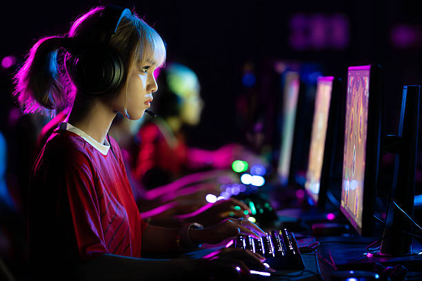 istock Young Asian Female in Esports 2201247567
