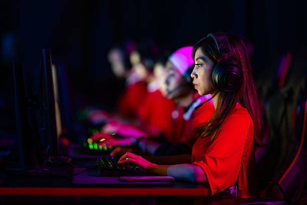 istock Young Asian Female in Esports 2201247593