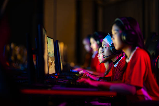 istock Young Asian Female in Esports 2201247615
