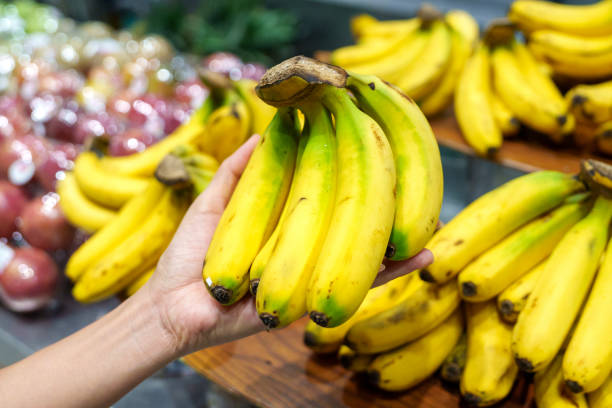 istock Fresh Bananas at Local Market 2201262851