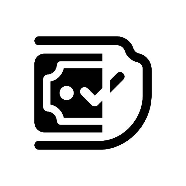 secure payment icon vector art illustration