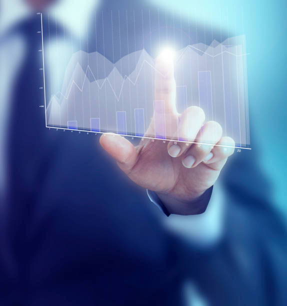 istock Businessman working with digital finance business graph of perceptive technology 2201273216