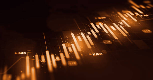 istock Gold candlestick with stock market investment trading graph growth.Trade business analytics graph and financial chart.Finance chart,stock market business and exchange financial growth graph. 2201274473