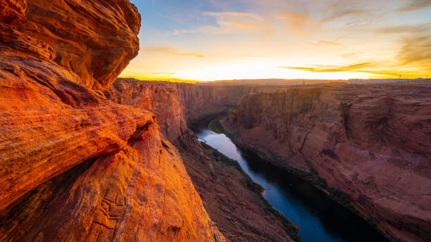 istock Grand Canyon Colorado River Sunset Scenic View 2201278162