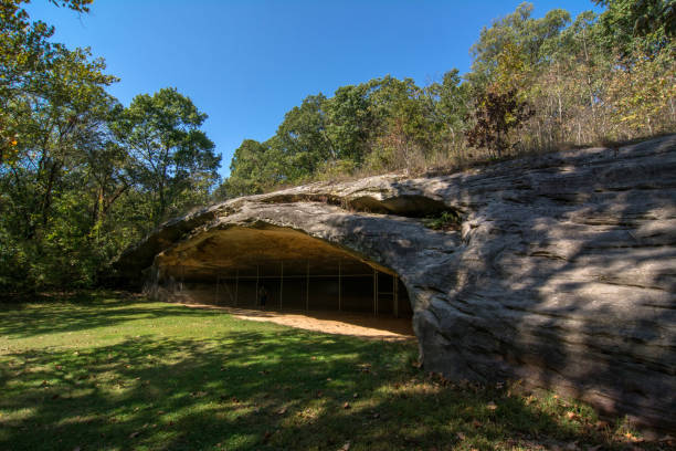 Graham Cave SP - Cave Viewed from Right End Wide View