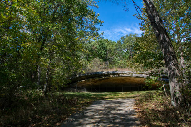 istock Graham Cave SP - View of the Cave from the Trail 2201308629