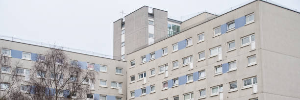 istock High rise council flats in Glasgow city 2201313198