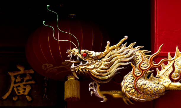 istock red eyed dragon in chinese temple 2201315124