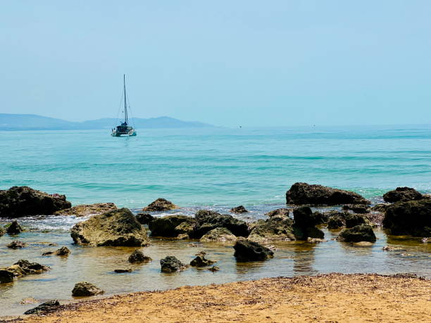 istock Sailing Serenity at Punta Grande, Sicily 2201324293