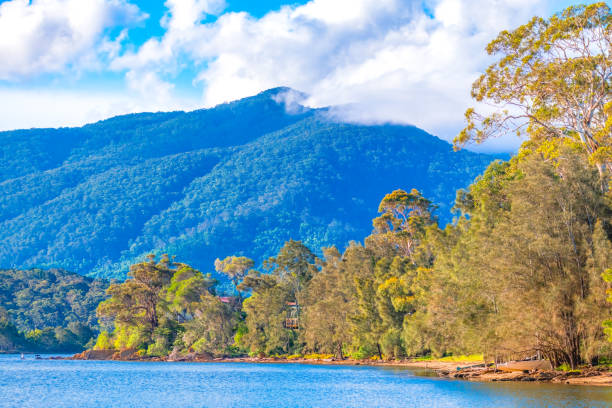 istock Twilight at Wallaga Lake and Gulaga Mountain 2201336424
