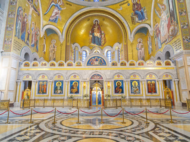 istock Ornate Interior of Orthodox Christian Cathedral 2201351420