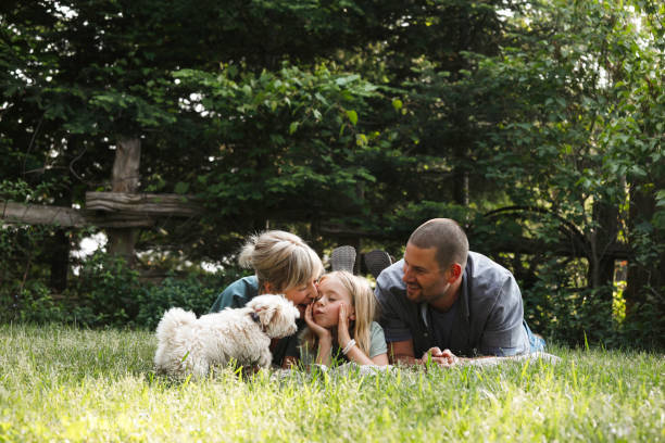 istock Family in Garden 2201352875
