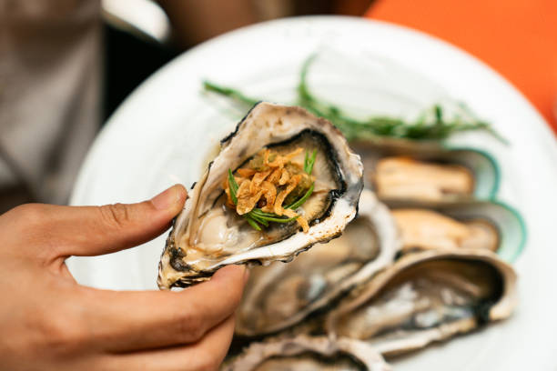 istock Fresh Oyster with Thai Toppings – Gourmet Seafood Delight 2201381567