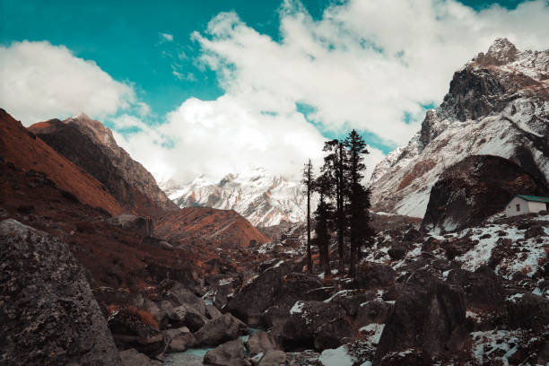 Mountain Landscape of Har Ki Dun Valley, Uttarakhand, India