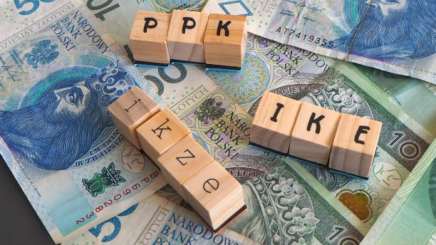 istock Polish banknotes and wooden cubes 2201418106