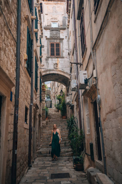 istock A woman explores Dubrovnik 2201425787
