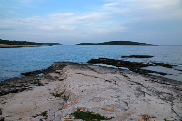 istock Coastline of Vis island, Croatia 2201436074