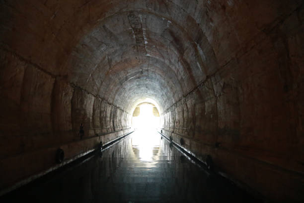 istock Secret submarine base on Vis island, Croatia 2201436088