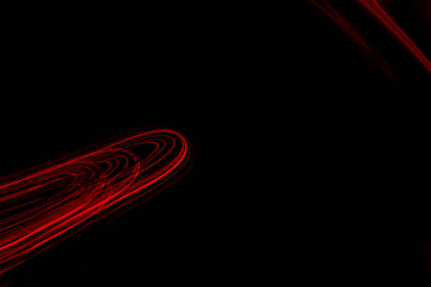 istock abstract red waves on a black background with some smooth lines in it 2201447206