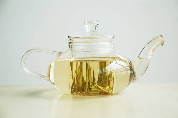 istock Chinese tea in glass teapot 2201451392