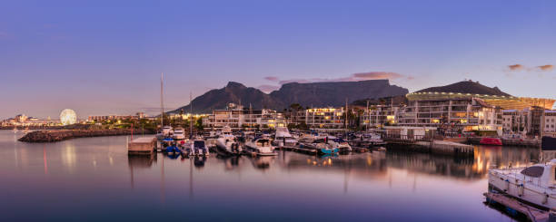 istock Panorama of Granger Bay Harbour and Waterfront with Table Mountain in the Background, Cape Town, South Africa 2201468075