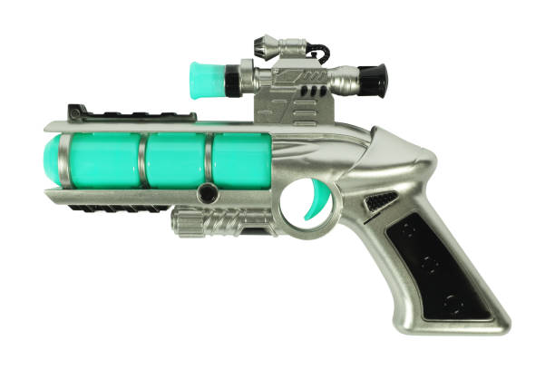 This is a space gun futuristic weapon toy.