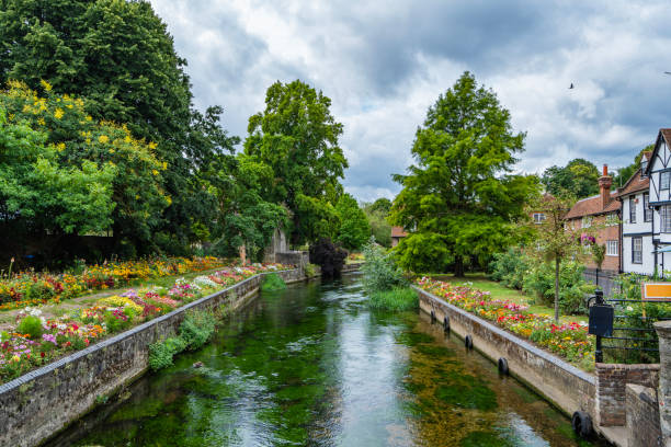 istock View of Canterbury, a small town in southeast England 2201485500