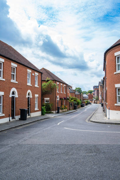 View of Canterbury, a small town in southeast England